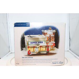Dept 56 Snow Village - Super Suds Laundromat